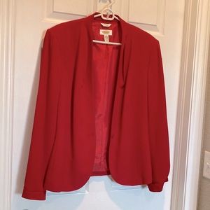 Talbots ladies jacket Red Size 18